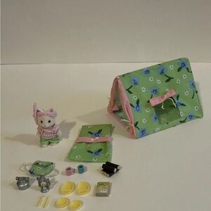 Rare Calico Critter camping set